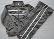 PUMA NWT Boys 2PC Suit Jacket Pants Grey set size 24 months