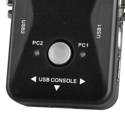 KVM Switch 2 Port USB VGA Gaming PC Laptop Monitor Mouse Keypad Keyboard Share - 第 10/12 張圖片