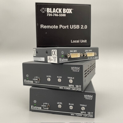 Extron MPA 181T + Black Box 724-746-5500