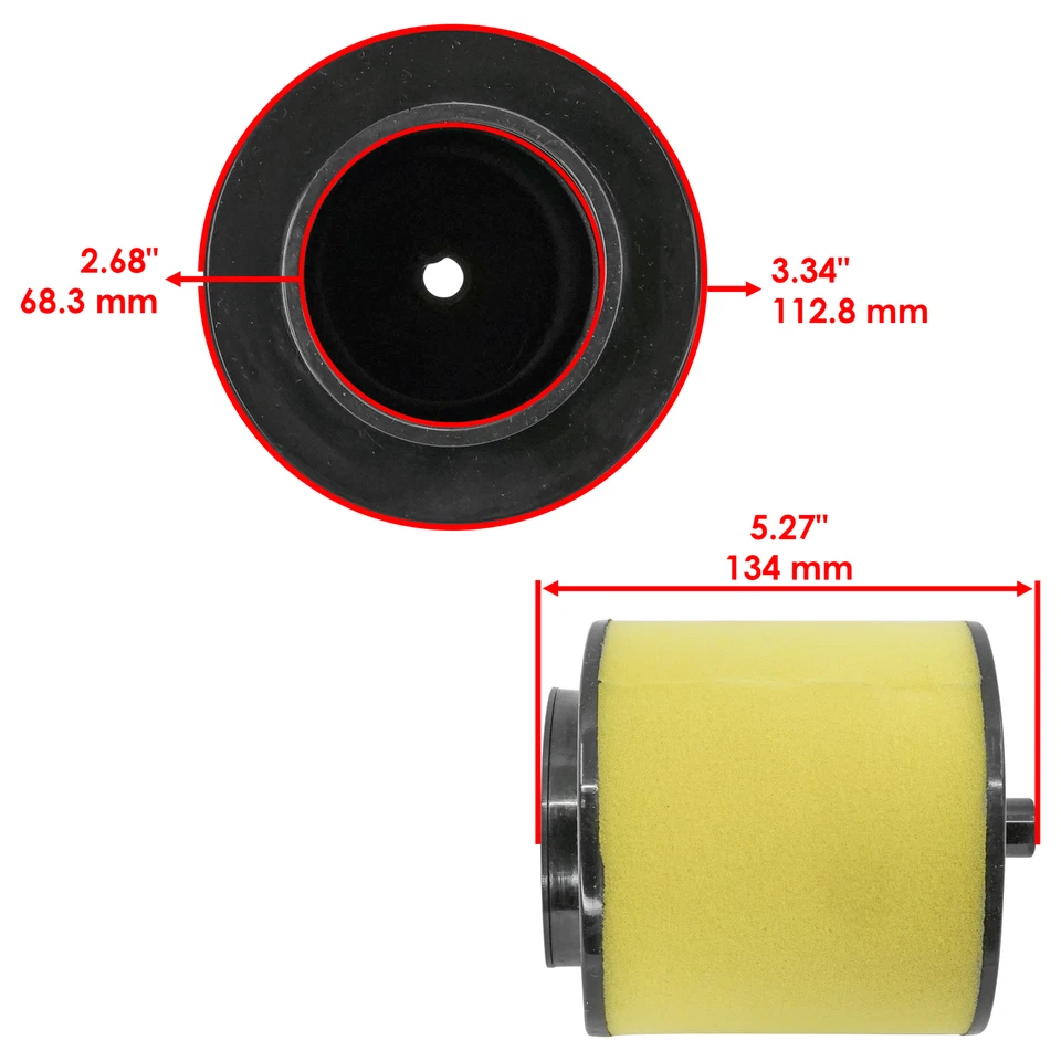 Caltric Air Filter For Honda Fourtrax 300 4X4 TRX300FW 1992-2000 17254-HC5-900 - Image 2 of 4