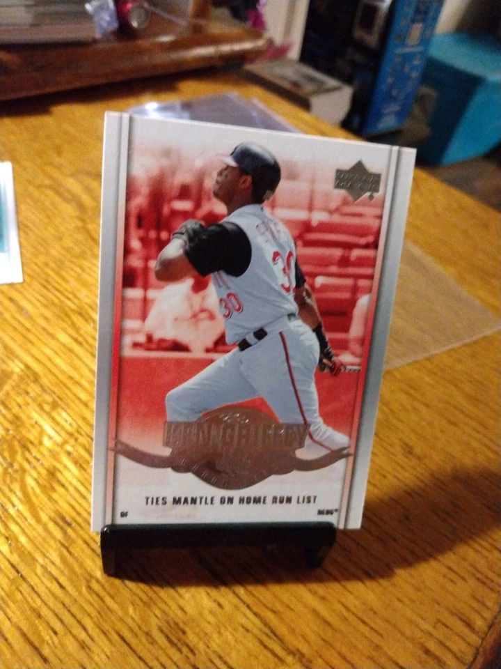 2007 Upper Deck Ken Griffey Jr Ties Mantle On Home Run List Cincinnati Reds... - Image 3 of 4