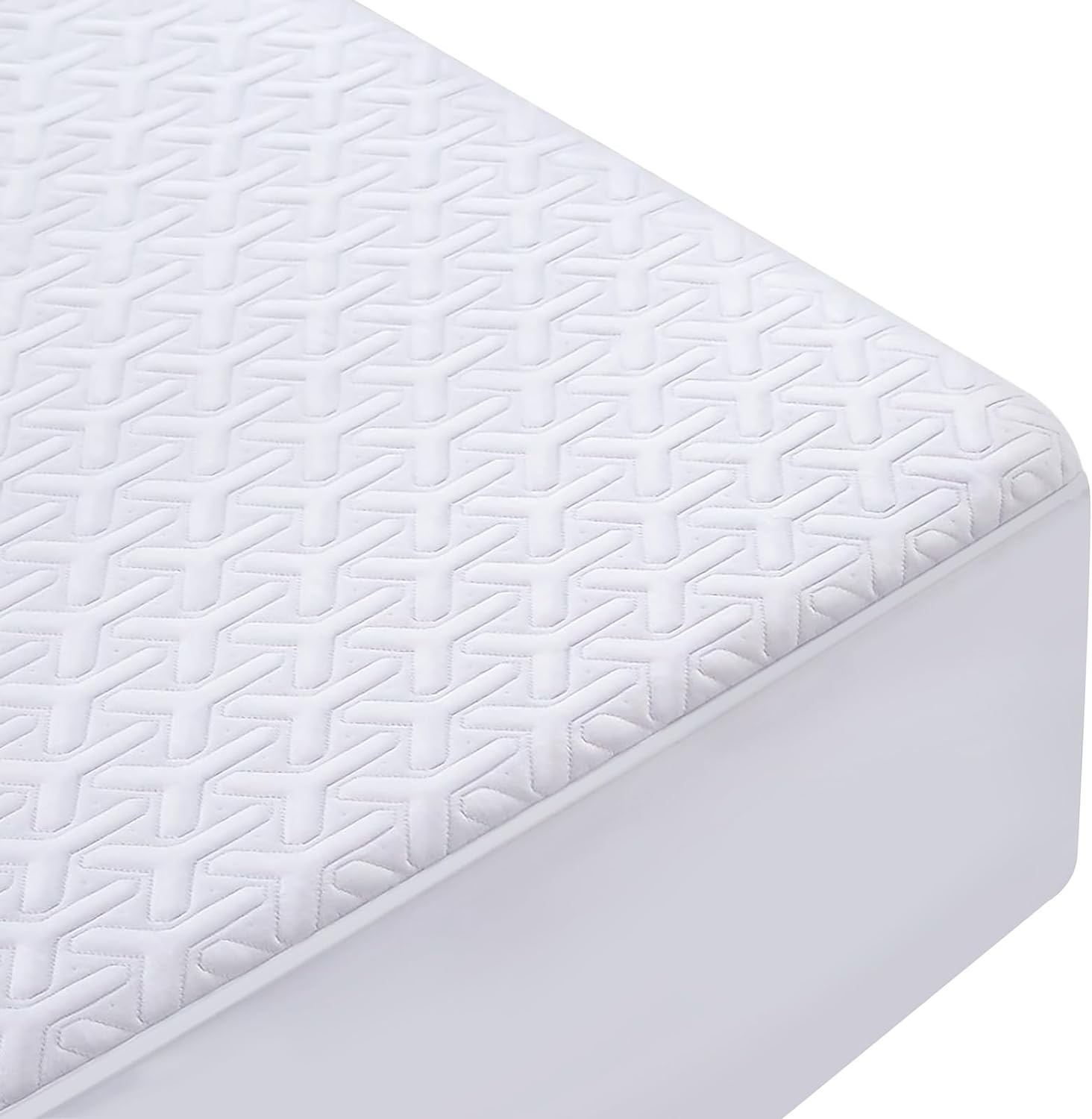 Premium 100% Waterproof King Size Mattress Protector Cooling King Mattress Pad C
