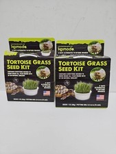  2 Komodo Grow Your Own Tortoise Grass Food Seed Kit - Grow Grass In Tank