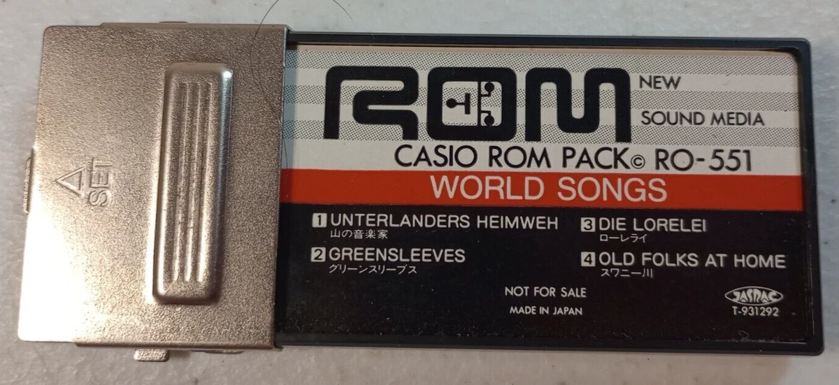 CASIO rom pack 12個セット 01 CASIO rom pack 12個セット 01 2025年最新】casio rom packの人気