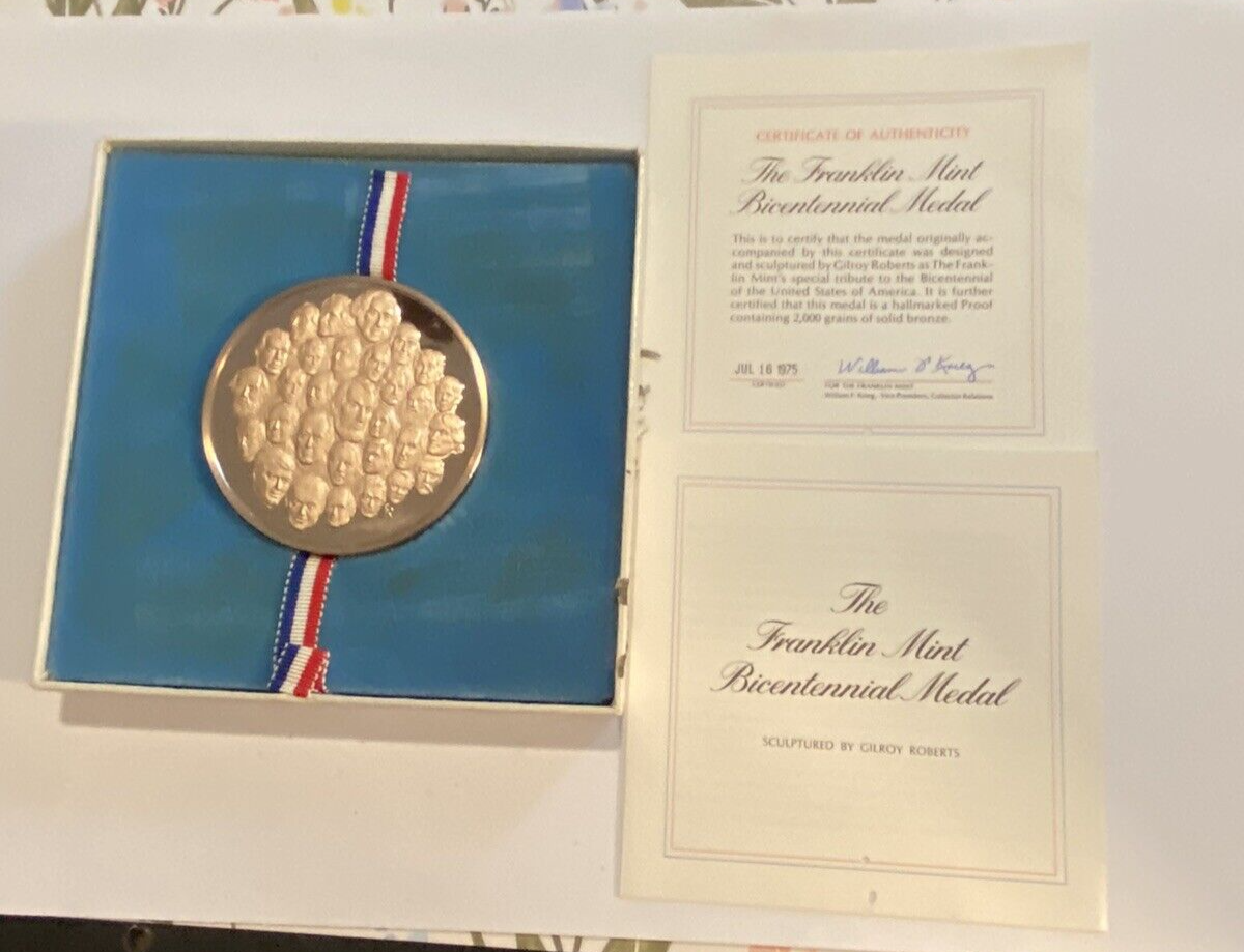 米空軍　マイケル B. ドンリー空軍長官　限定コイン　非売品 1976 The Franklin Mint Bicentennial We the People 2 1/2