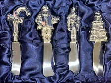 Holiday Home Cheese Knives Butter Spreader Stainless S Knife Set-Christmas Decor