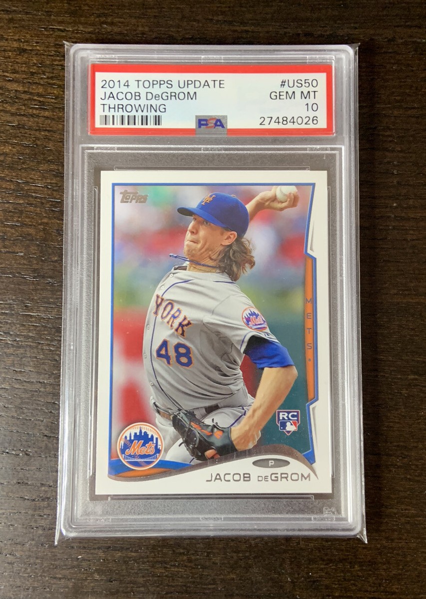 2014 Topps Update JACOB DEGROM PSA 10 GEM MINT Rookie Card RC 