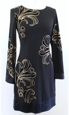 green emerald velvet dress Cache Vintage White Gold Silver Huge Flower ICONIC Carrie Bradshaw Whi   Amarcord Vintage Fashion