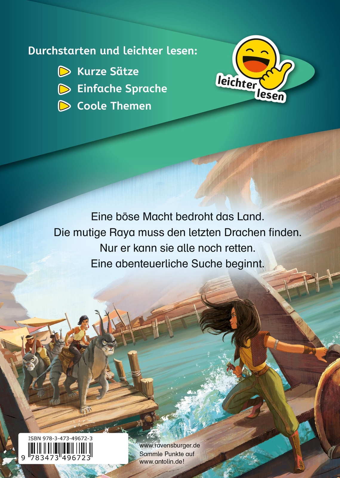 Thumbnail - Erstleser - Leichter Lesen: Disney Raya Und Der Letzte Drache: Eine