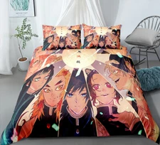 Demon Slayer Single Double Queen Super King Bed Quilt Doona Duvet Cover Set