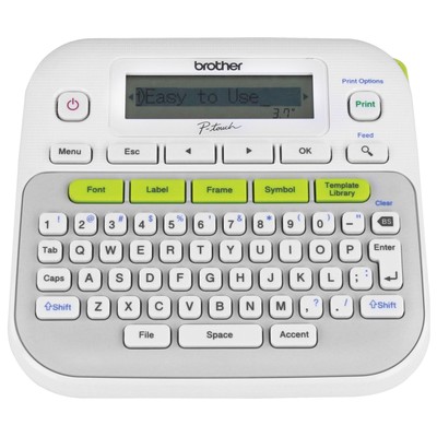 Brother P-touch PTD210 Easy-to-Use Label Maker One-Touch Keys Multiple Font S...