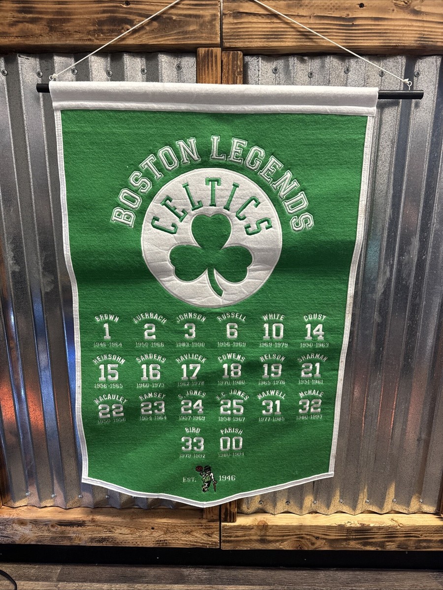 Banners Celtics Retired Number 15 Td Garden Retired Numbers