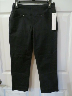 NWT Misses Black Jag Marion Crop Pants 