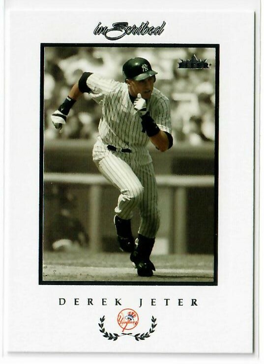2004 Fleer InScribed #46 Derek Jeter ~ NY Yankees ~The Captain 🔥 Clean/Crisp!