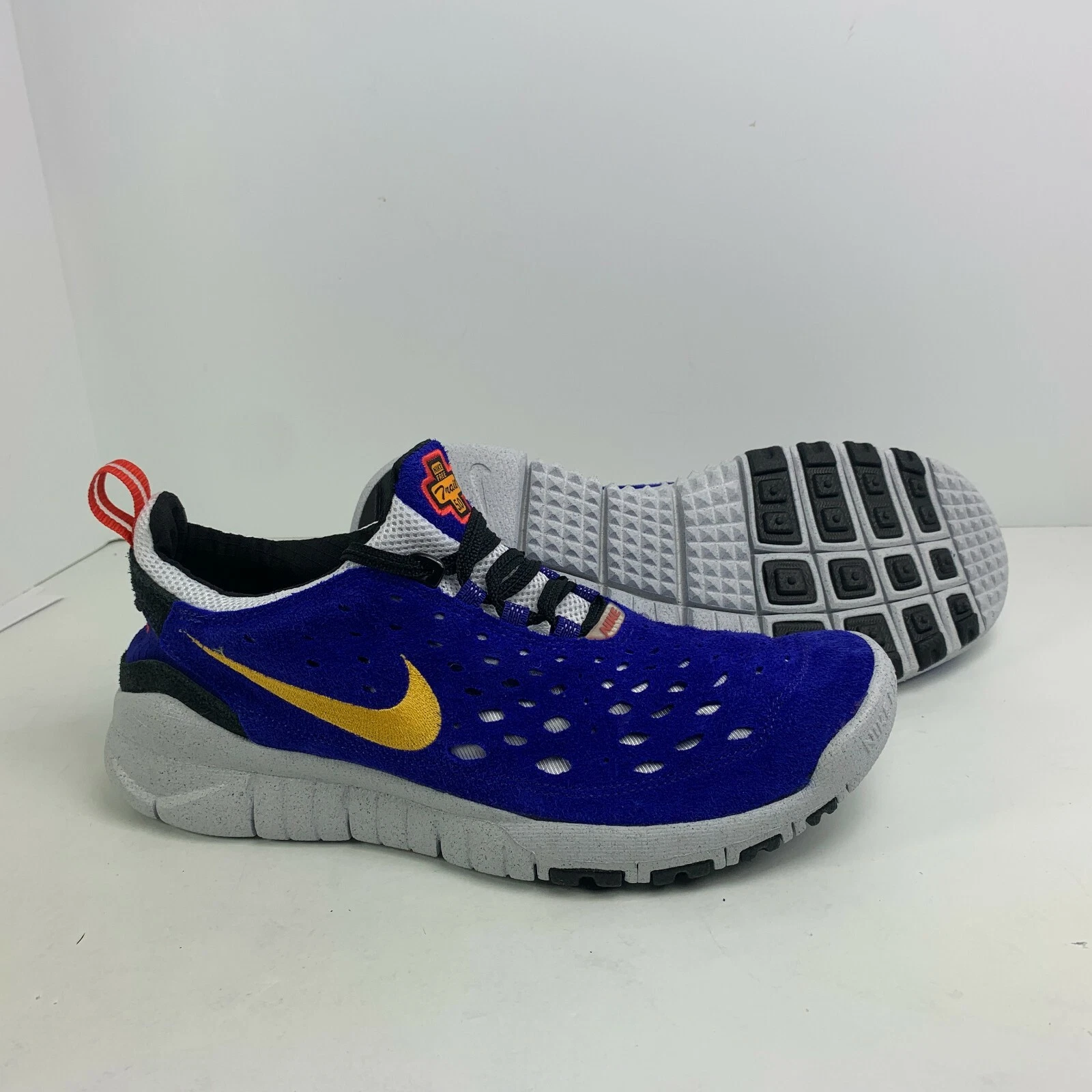 Nike Free Run Trail Shoes Concord Taxi Yellow CW5814-401 Men's Multi Size NEW