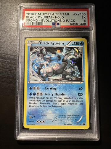 Black Kyurem graded PSA 5 for sale on eBay