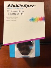 MOBILESPEC MBS13200 FM Transmitter, Portable, Wireless Connection W/ Equalizer