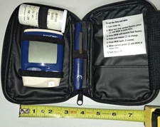 Accu-Chek Advantage Blood Glucose Meter Kit 522632 Lancing Device Case Tested