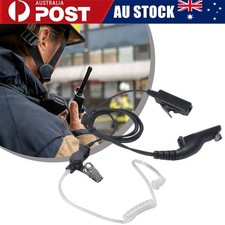Security Walkie Talkie PTT Headset Earpiece Mic Ear-Hook For Motorola Radio