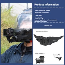 Action Camera Helmet Chin Mount Strap for Riding with 1/4" Mounting Adapter