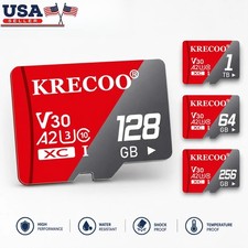 Micro SD 128GB 256GB 1TB 2TB Memory Card Class 10 U3 for Phone Camera Drone Lot