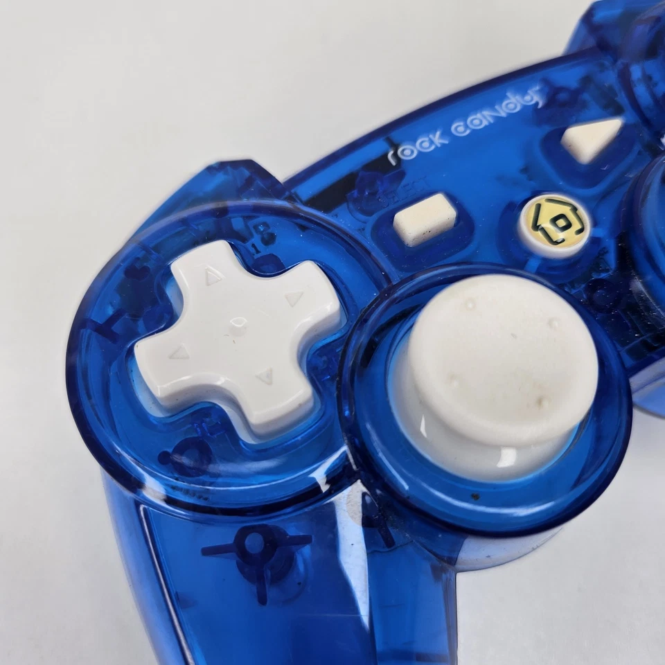 🔥 PDP Rock Candy Wireless Controller For PS3 PlayStation 3 BLUE + Dongle 🔥 - Image 2 of 4