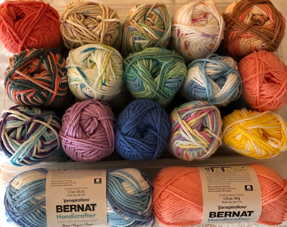 Bernat Handicrafter Yarn- 100% COTTON - Image 2 of 4