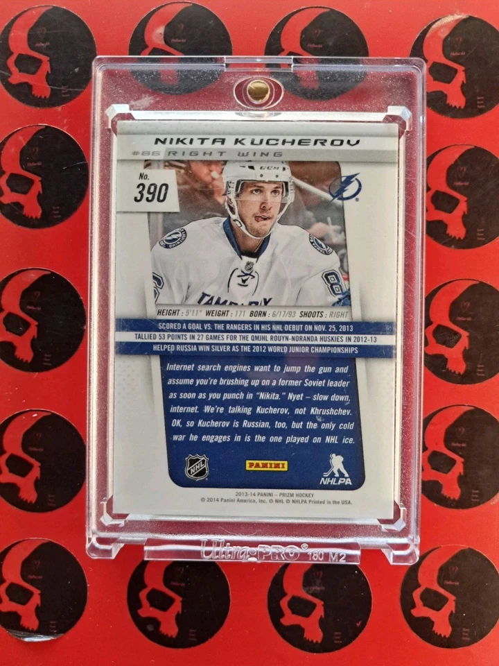 2013-14 Nikita Kucherov Panini Prizm Rookie Tampa Bay Lightning #290 RC - Image 2 of 2
