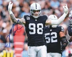Maxx Crosby Signed Autographed Los Angeles/LA Raiders 8x10 Photo with COA