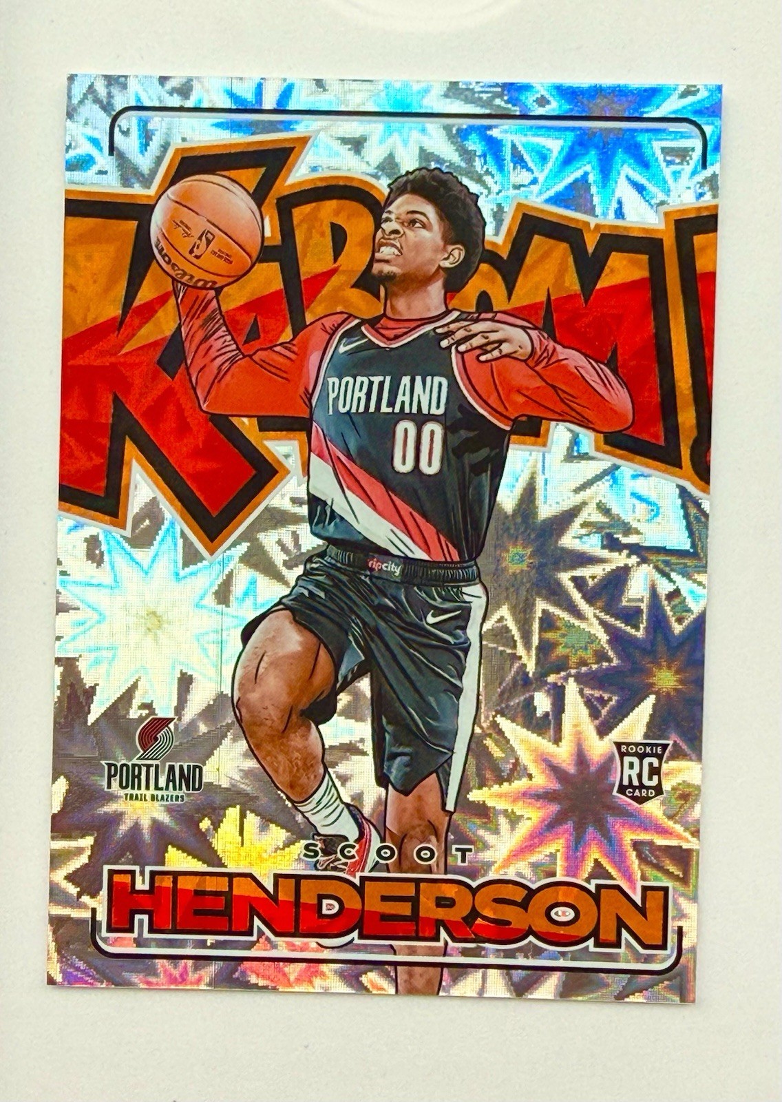 2023-24 Crown Royale Kaboom! SCOOT HENDERSON RC SSP Case Hit Trail Blazers #5