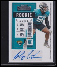 2020 Panini Contenders #256 Shaquille Quarterman