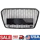 HONEYCOMB SPORT MESH RS5 STYLE GRILLE GRILL BLACK FOR 2013-2016 AUDI A5 S5 B8.5