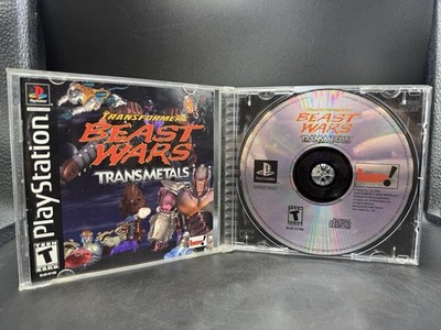 Transformers: Beast Wars Transmetals (Sony PlayStation 1 PS1) CIB Complete!