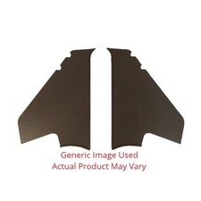 Kick Panel Board For 1946-1948 Dodge Custom Deluxe Cardboardfiberboard Black Kick Panel Board For 1946-1948 Dodge Custom Deluxe Cardboardfiberboard Black