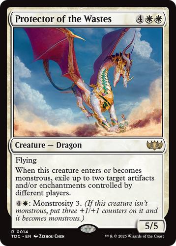 Protector of the Wastes Tarkir: Dragonstorm Commander NM Rare CARD ABUGames