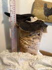 Primitive Handmade Scarecrow Head Creepy Cute Doll Folk Art Handmade Naive New — photo 2