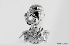 Terminator 2 T-1000 Liquid Metall Kunst Maske Standard Edition 1:1 Maß PA007TE2