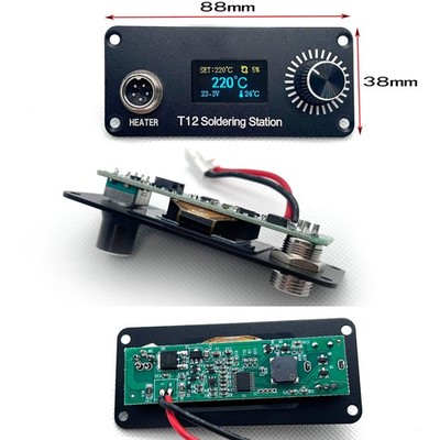70W Soldeerstation, T12-X Soldeerbout, Digitaal Lasstation Temperatuur Instelbaar met LCD Digitale Display voor Doe-het-zelfreparatie(#3