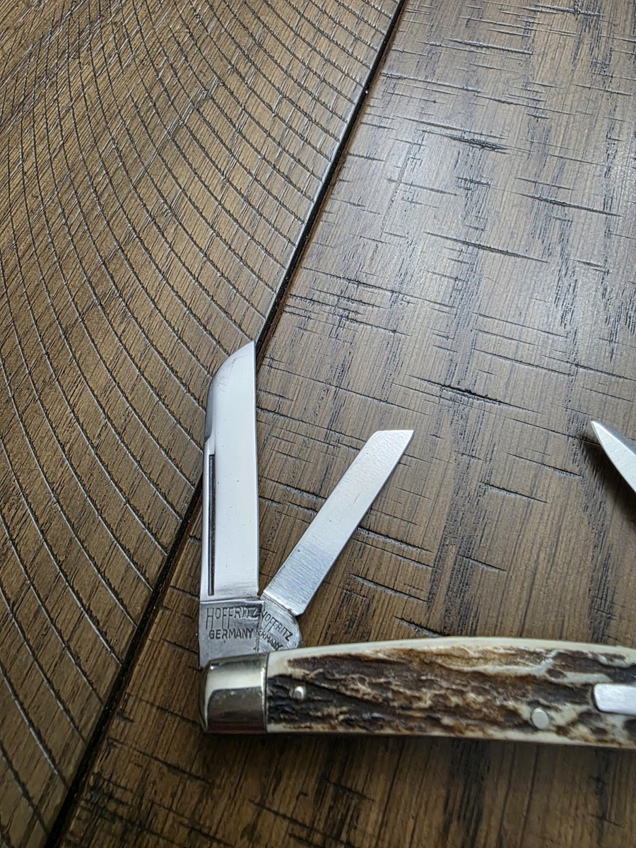 Hoffritz Stag 4 Blade Congress Germany Bar Shield JW Hand Forged