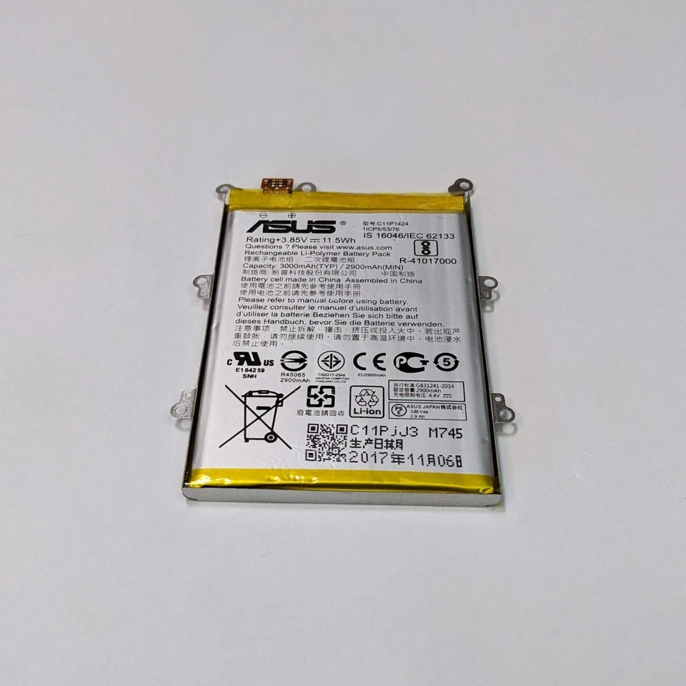 GENUINE ASUS ZenFone 2 5.5" Battery C11P1424 3000mAh with frame - Local Seller - Image 3 of 4