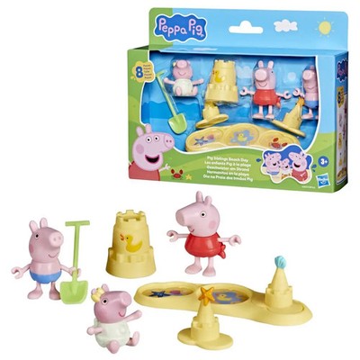 PEP Peppa Pig Geschwister am Strand