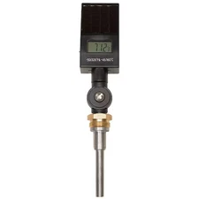 Zoro Select 6Cmz2 Digital Solar Powered Thermometer, -50 Degrees To 300 Degrees