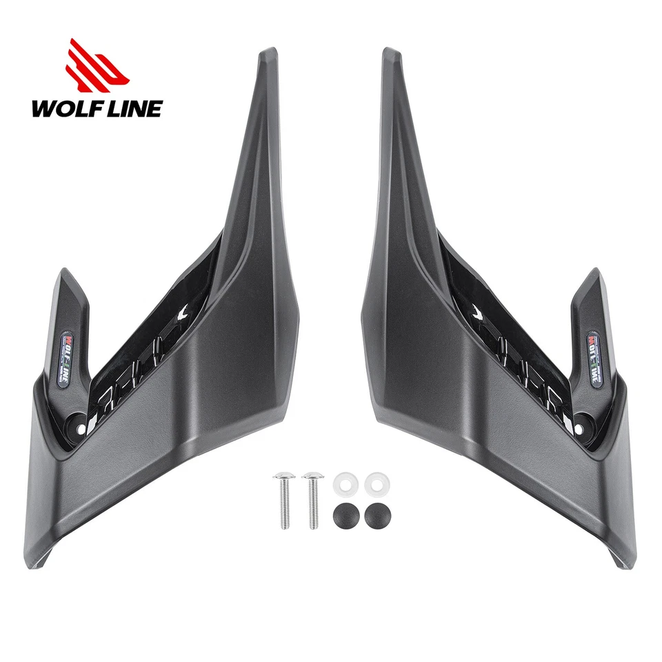 WOLFLINE Wing Fairing Winglets Fin Trim Side Cover For Honda CB650R 2019-2023 — 第 3/4 张图片