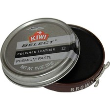 KIWI Select Premium Paste Brown Leather 1.125 oz 32 g NEW