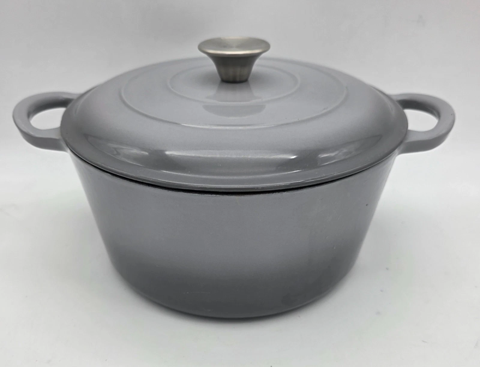 10” Masterclass Premium Collection Cast Iron Casserole Dutch Oven Gray