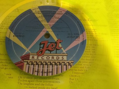 ELO - Electric Light Orchestra - Eldorado - JETLP203 - 1978 Yellow Vinyl