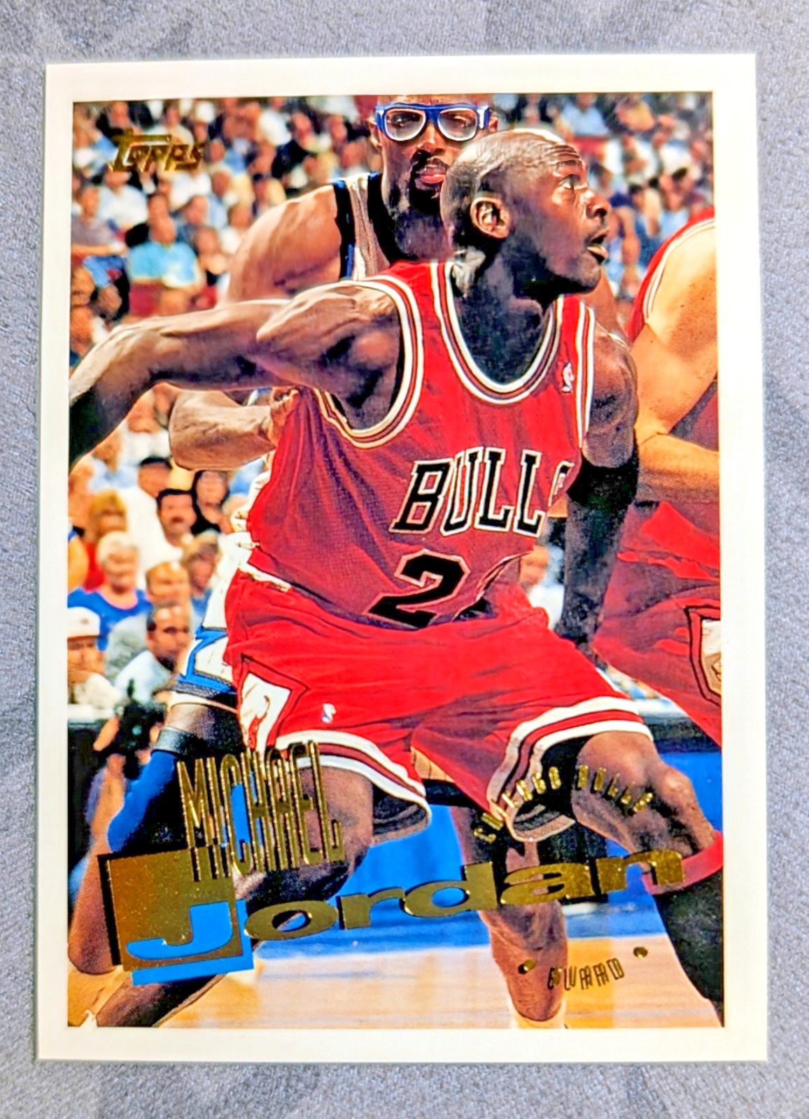 1995-96 Topps #277 Michael Jordan Basketball Card #GOAT  #HOF ~ Bulls
