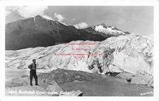 AK, Juneau, Alaska, RPPC, Mendenhall Glacier, Robinson Photo No 849-E