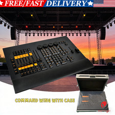 US Professional Stage Lighting Console Command Wing On PC DMX Controller case
