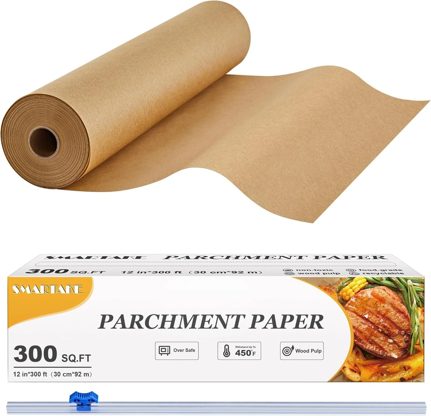 Parchment Paper Roll Baking 12 in x 300 ft 300 sq.ft Non-Stick Baking Paper
